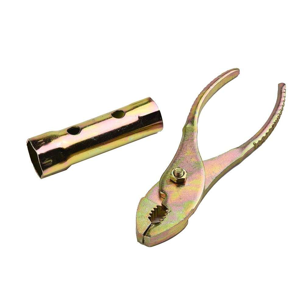 1 Set Motorcycle Tool Kit Spanner W/Storage Bag Aluminum Alloy Practical