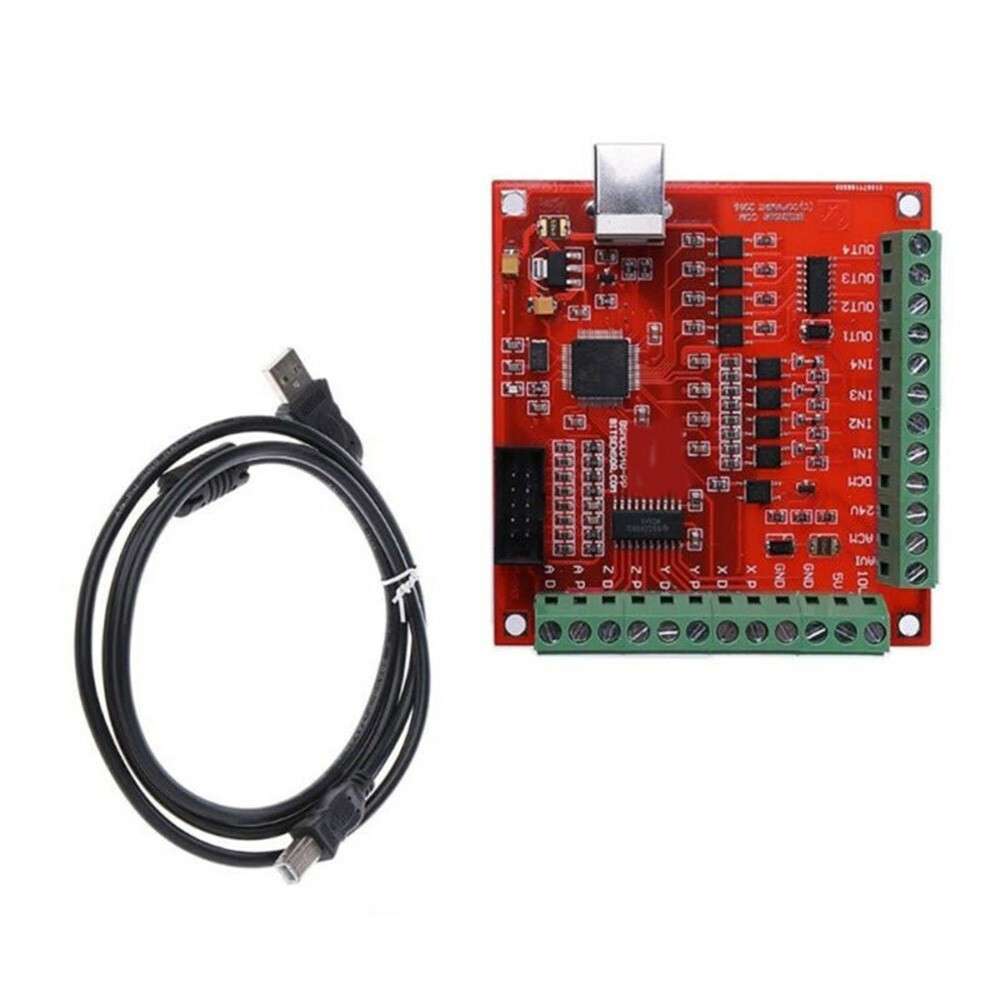 Precision 4 Axis Interface USB for MACH 3 100Khz for BREAKOUT Board For CNC