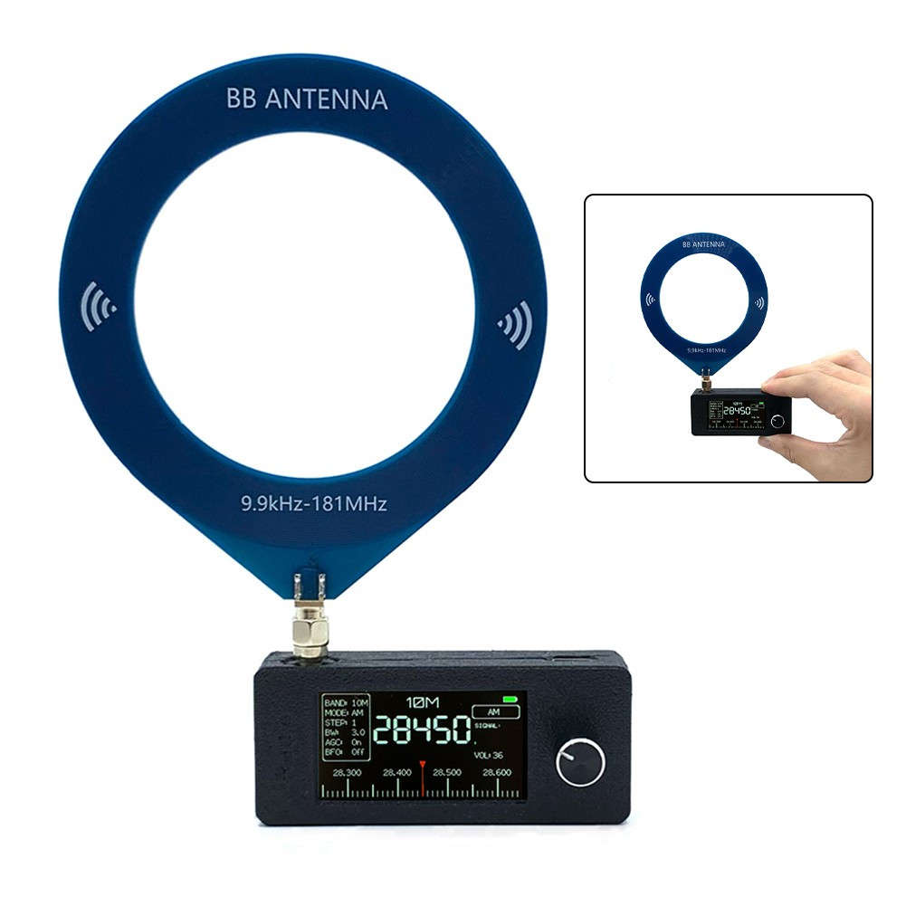 Pocket Size SI4732 Radio Receiver With Loop Antenna And 10Hour Battery Life