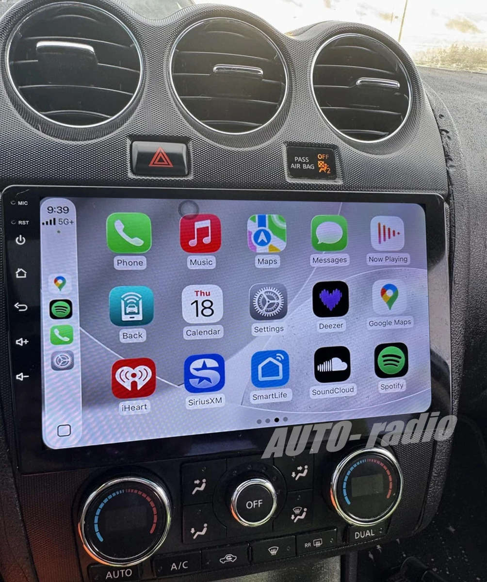 For Nissan Altima 2008-2012 Android 13 Carplay GPS Radio Stereo Head Unit 2+64GB