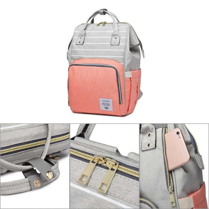 Mother baby bag Peach