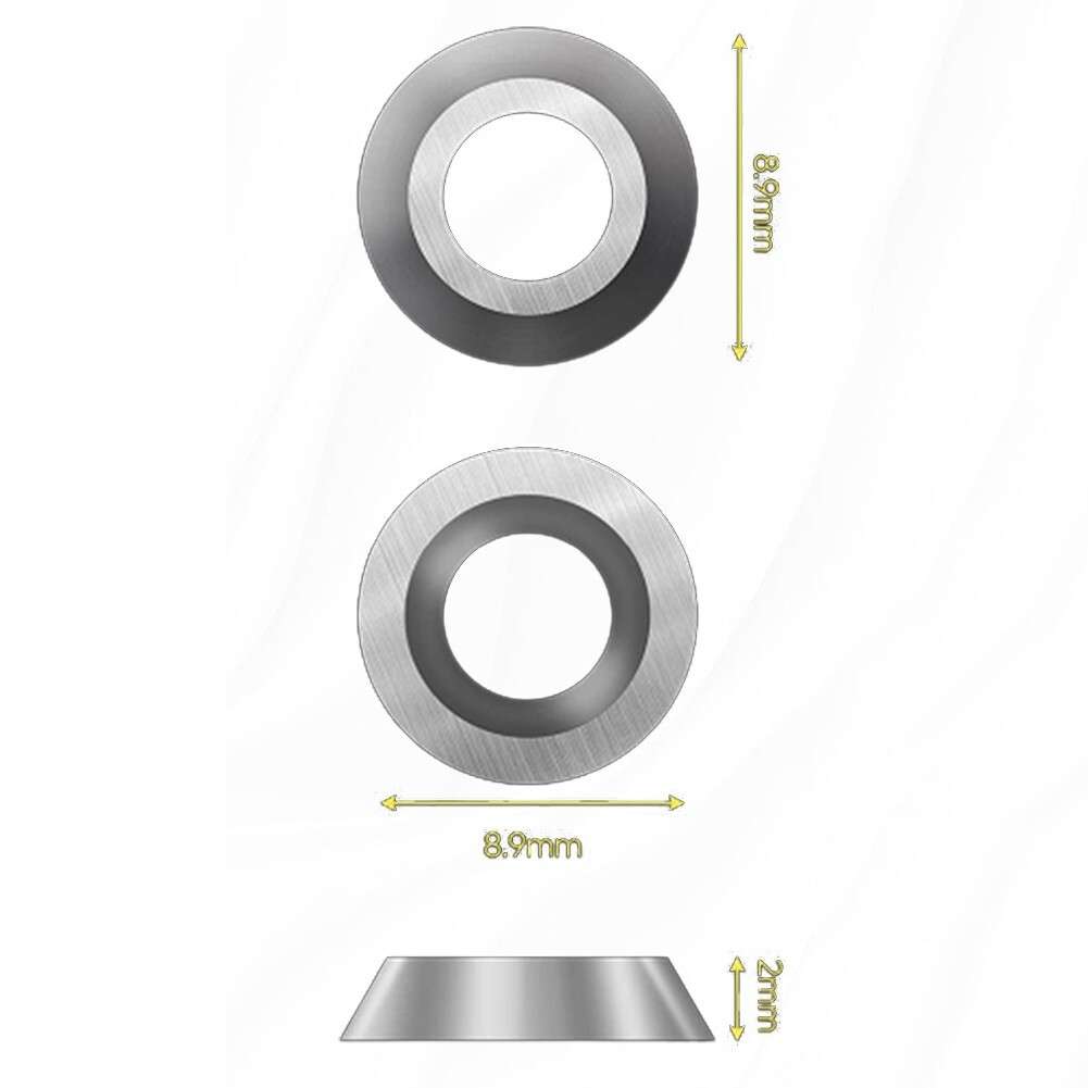 Long Lasting Carbide Cutter Inserts Set For Wood Lathe Turning Tools 12 Pieces