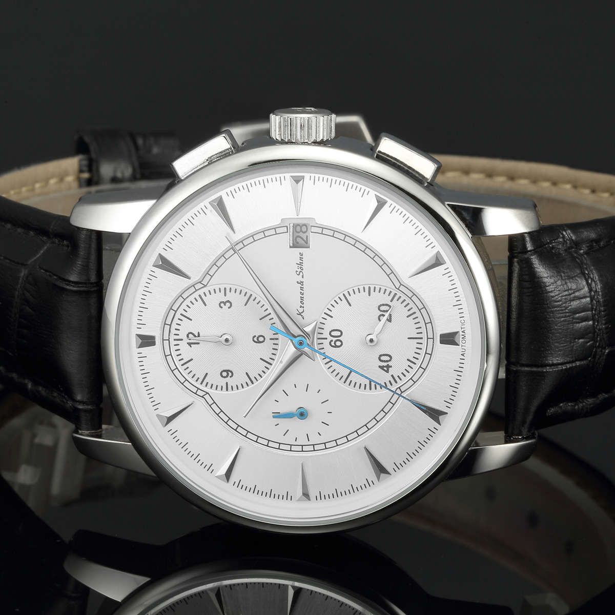 KRONEN & SOHNE Luxury Chronograph Racer Automatic Watch BRAND NEW