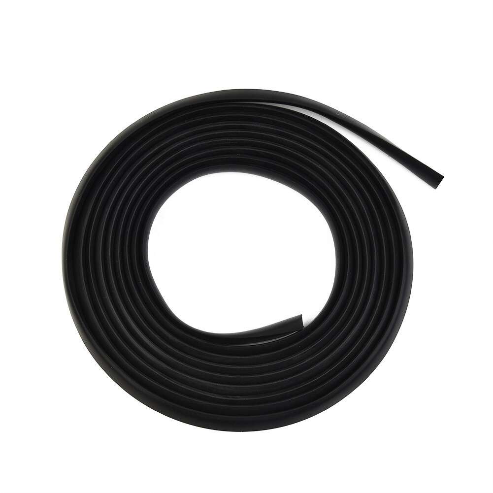 4m V-Type Car Seal Strip For Auto Car Side Glass Rubber Black Parts