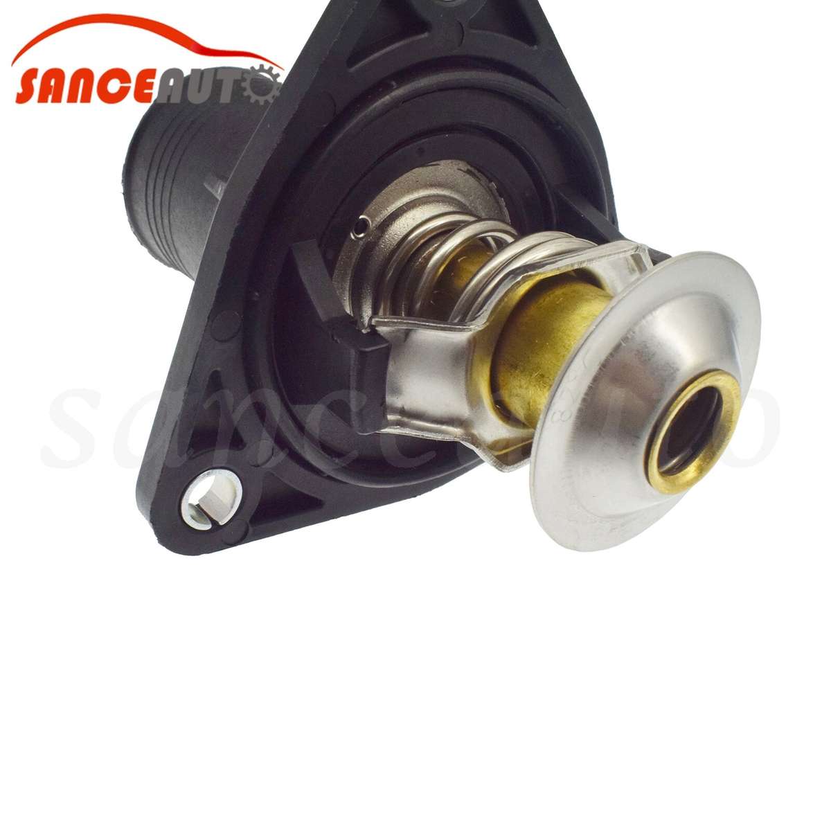 Engine Coolant Thermostat/Water Outlet Assembly For 02-08 Jaguar X-Type 3.0L-V6