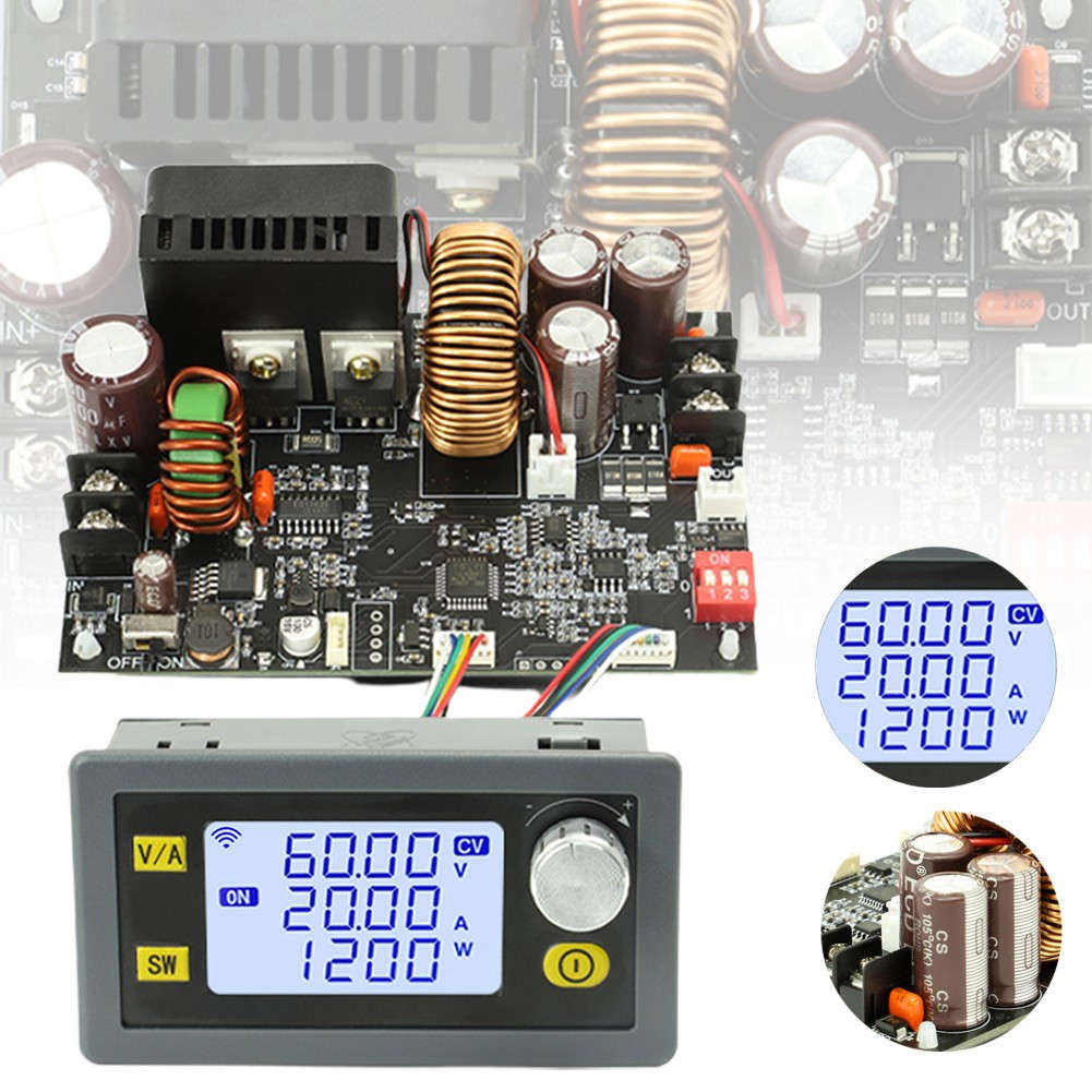 Parts Power Supply Adjustable CV-CC 0-60V 20A / 1200W DC Module Regulated