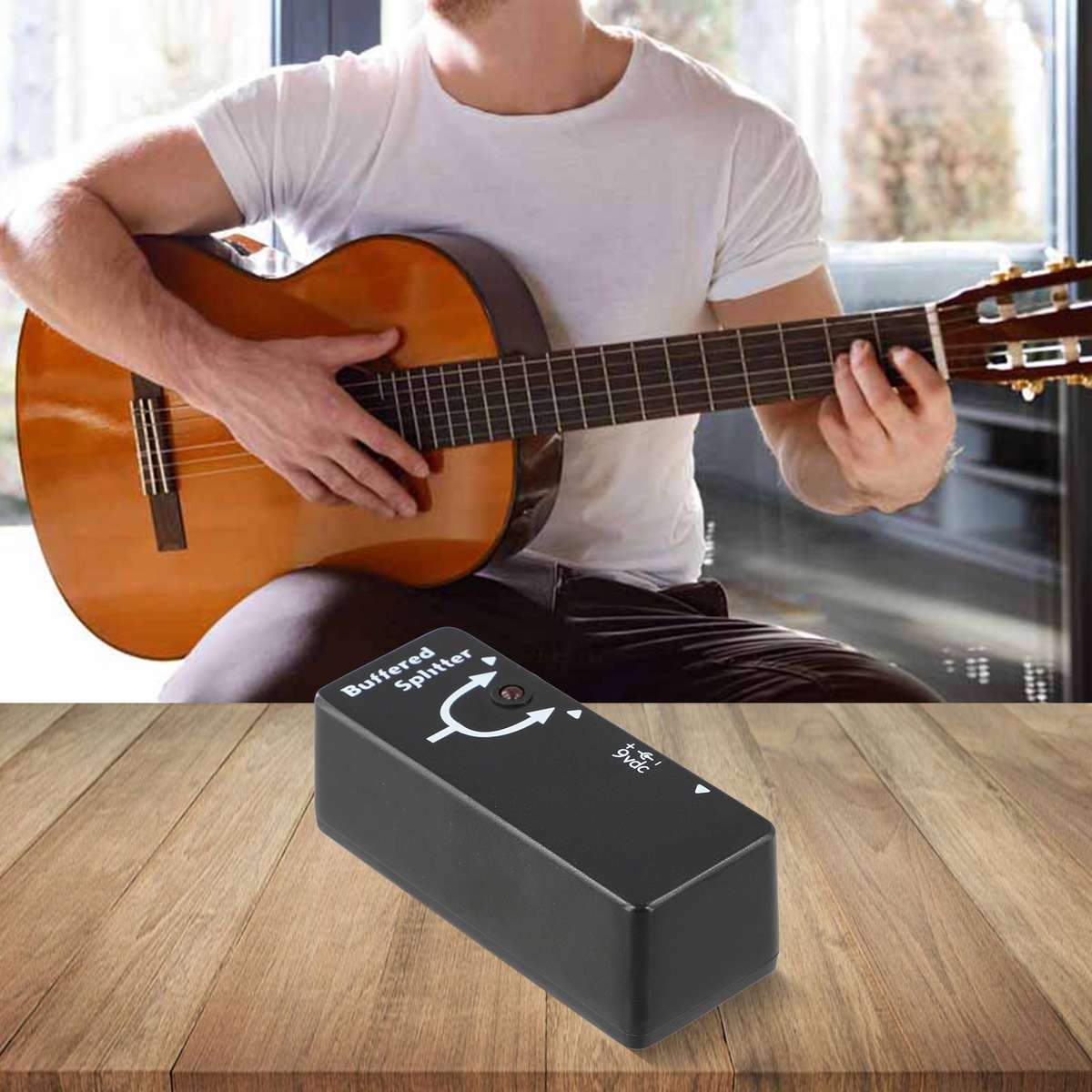 Guitar Buffered Splitter Pedal Ensures Pristine Tone And Powerful Signal