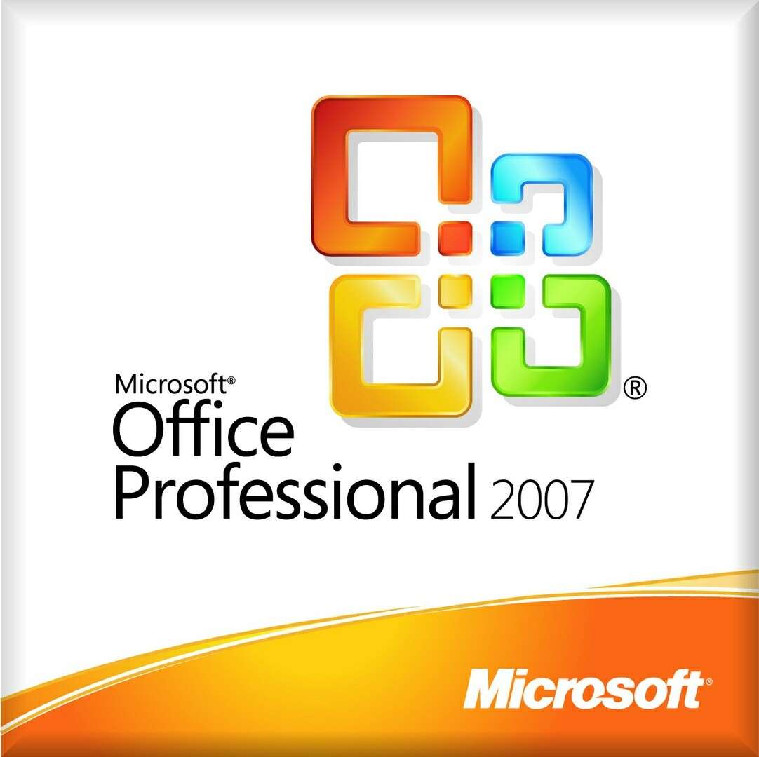 Microsoft Office 2007 Professional For Windows License Key