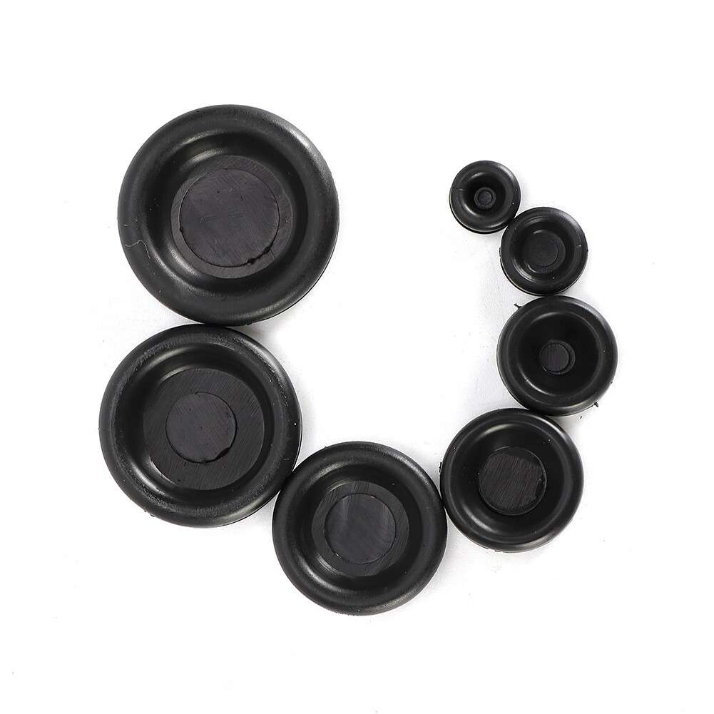 Rubber Grommet Open/Closed Rubber Tools Wiring Bung 200PCS Assorted Size