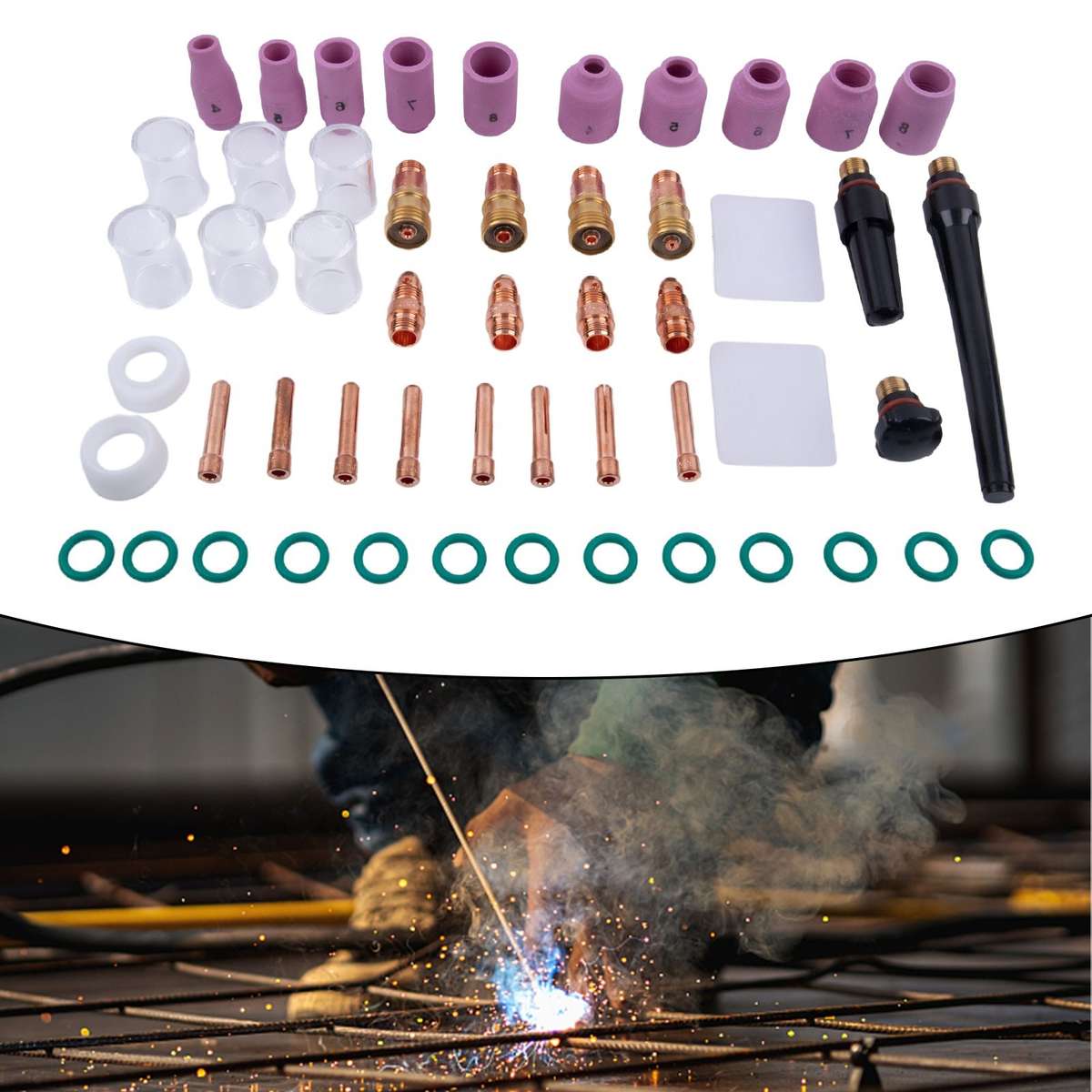 Industrial Welding Torch Accessories TIG Accessories Collets Consumables