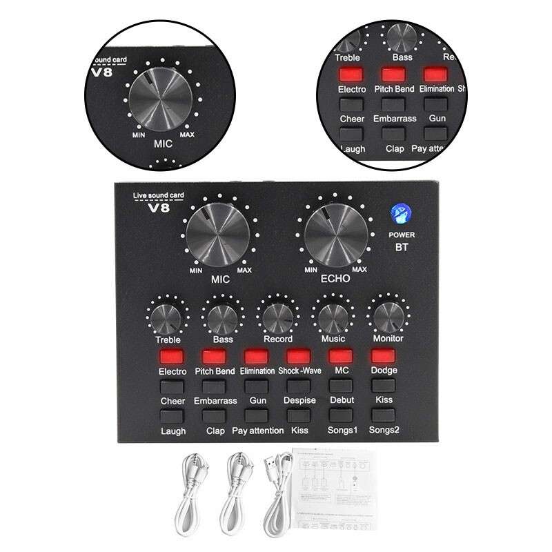 Essential Equipment V8 External Audio Device Compatible With Many Uses