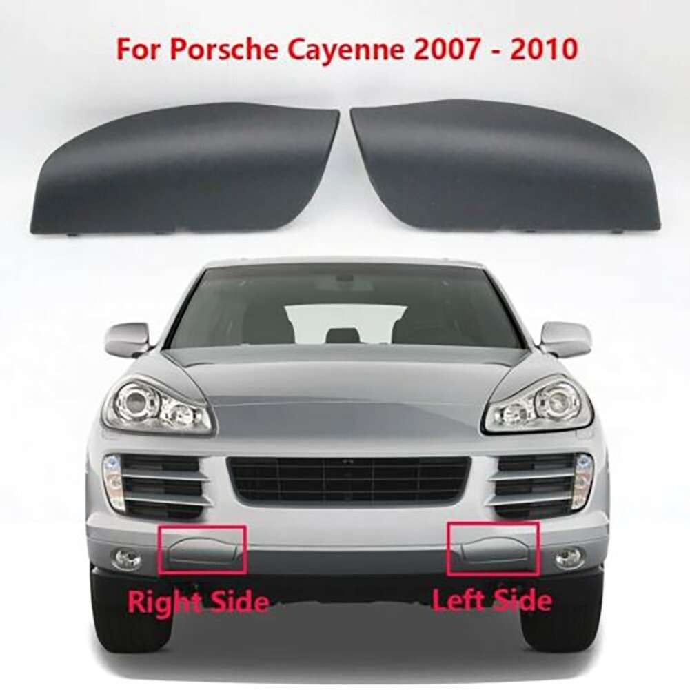 1 Pair For Porsche 2008-2010 Bumper Tow Hook Eye Cover Cap Left & Right