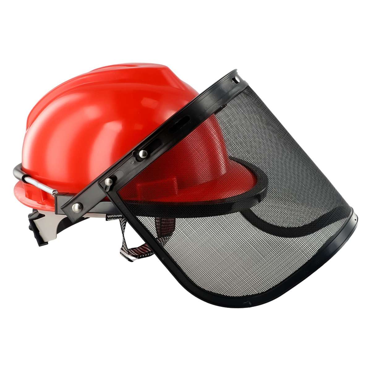 Chainsaw Safety Helmet Mesh Visor Hat Face Protective Mask For-Forestry Mower