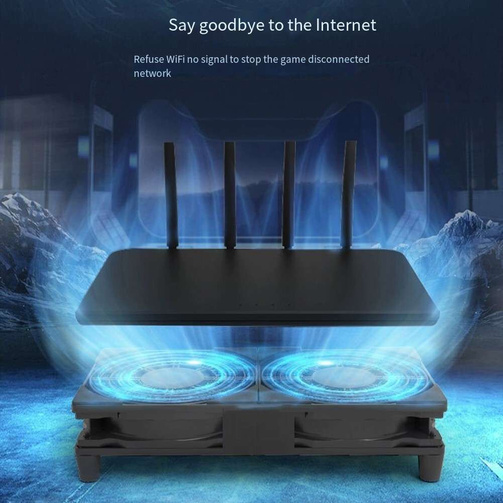 Space Saving Cooling Solution 5V USB Powered Dual Fan For PCs And Game Consoles