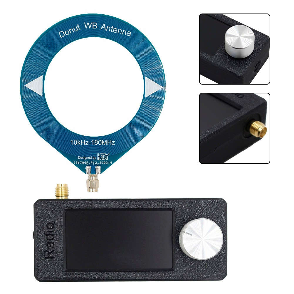 Pocket Size SI4732 Radio Receiver With Loop Antenna And 10Hour Battery Life