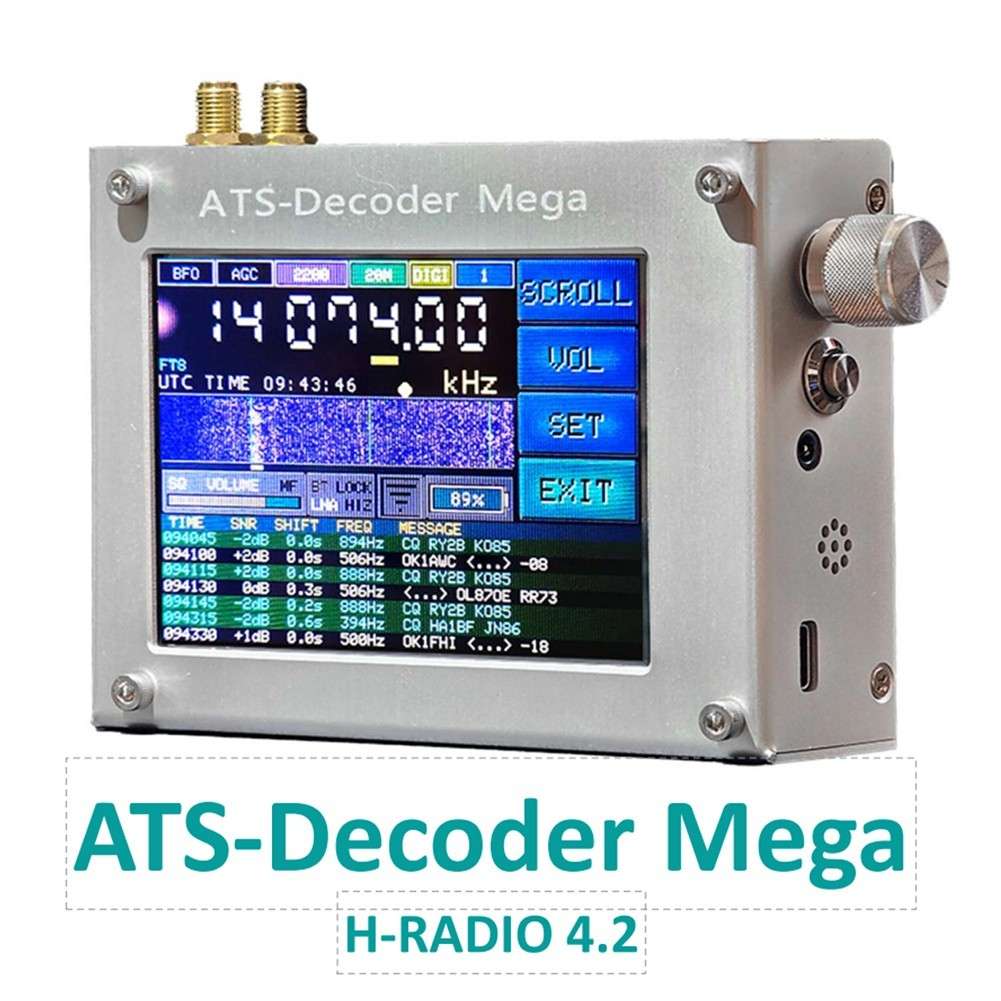 For ATS Decoder Si4732 Full Band Radio Receiver FM RDS AM LW for MW SW