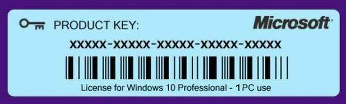 Microsoft Windows 10 Pro 32/64-bit Activation Genuine Product Key