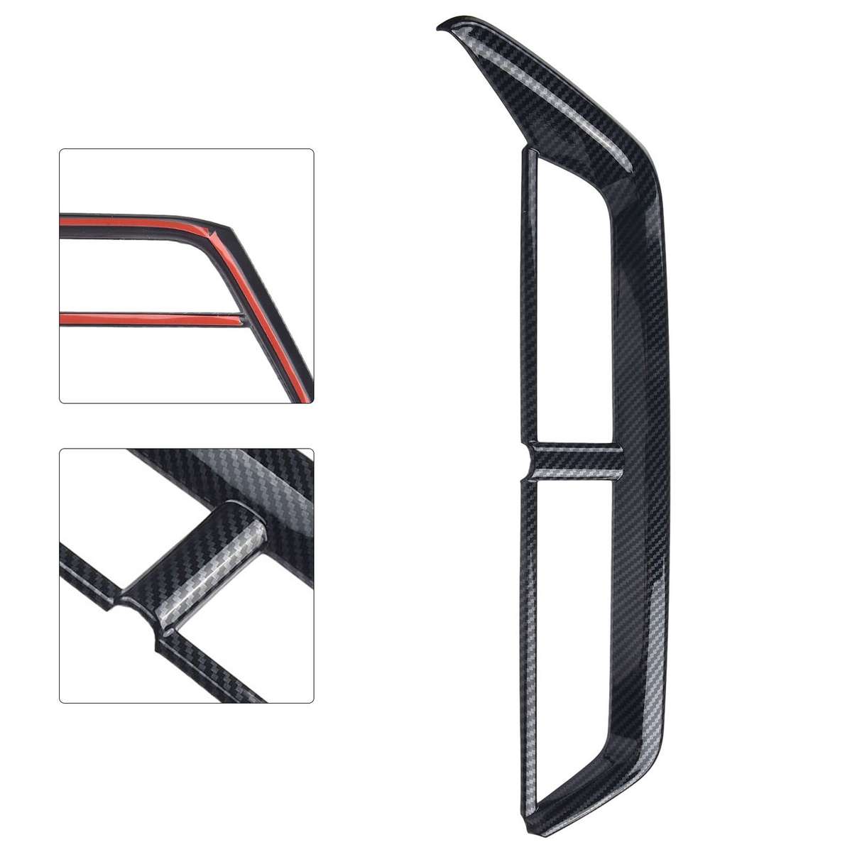 For Chevrolet For Trax..Carbon Fiber Center Console Air Vent Outlet Cover-Trim