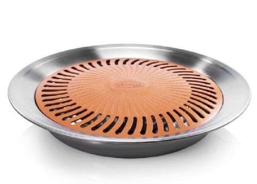 Nonstick Smokeless Indoor Stove Top Grill BBQ- Healthy Living