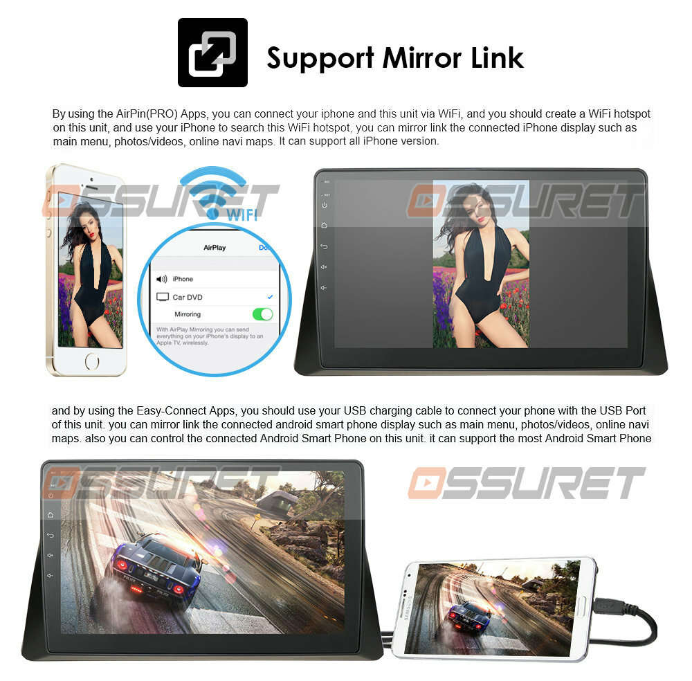 For HONDA ACCORD 2008 2009 2010-2013 GPS Car Android Stereo Apple Carplay Radio
