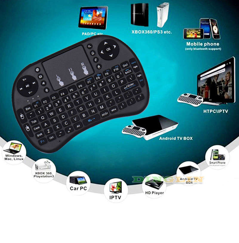 2.4G Mini Wireless Fly Air Keyboard Mouse Remote Touchpad For Android TV BOX/ PC - z