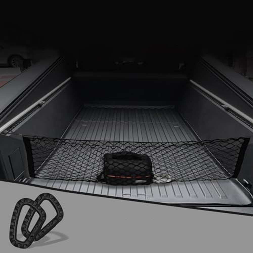 Cargo Stability Solution With Custom Fit Mesh Bag For Tesla Cybertruck