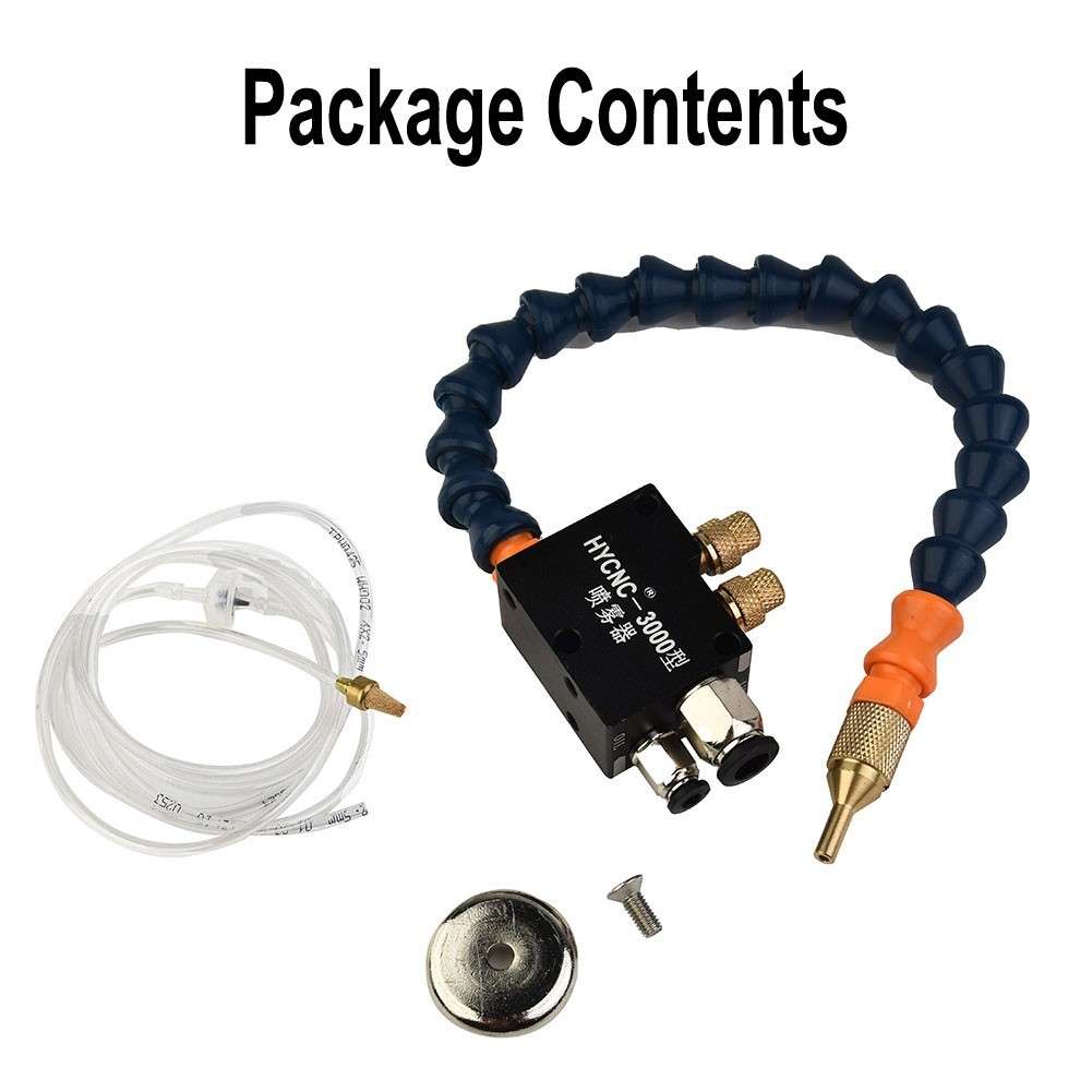 Metal Mist Coolant Lubrication Spray Hose For CNC Router Machine Cooling