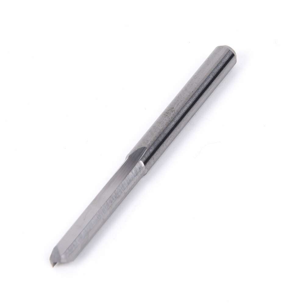 10PCS Solid Carbide End Mill 3.175mm 1/8 Shank 2 Straight Flute CNC Router Bit