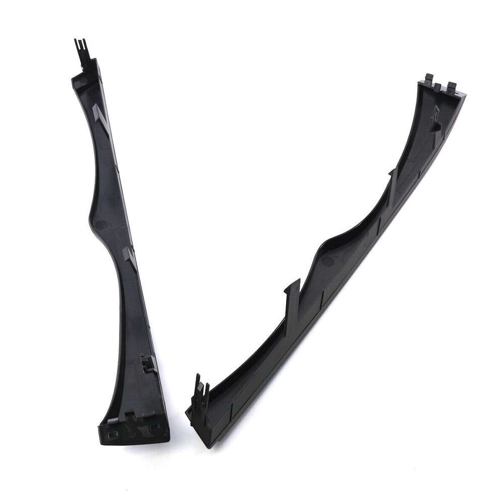 2X Headlight Eyebrow Lower Headlamp Eyelid Cover Trim For E46 325 330 Sedan