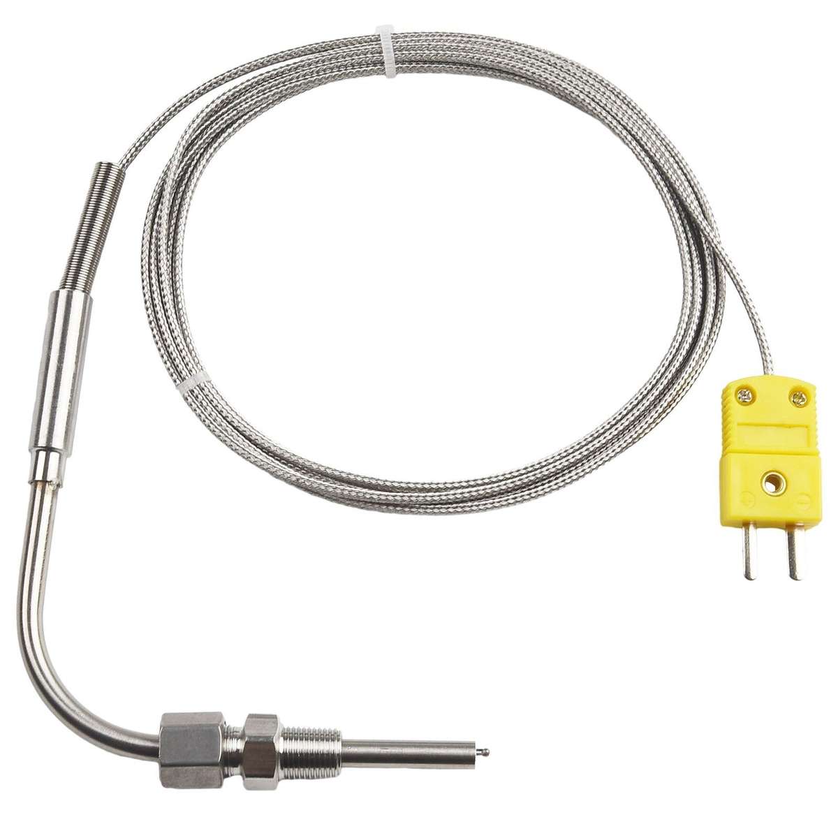 2M EGT K-Type Thermocouple Exhaust Probe High Temperature Sensor 1/8 NPT Threads
