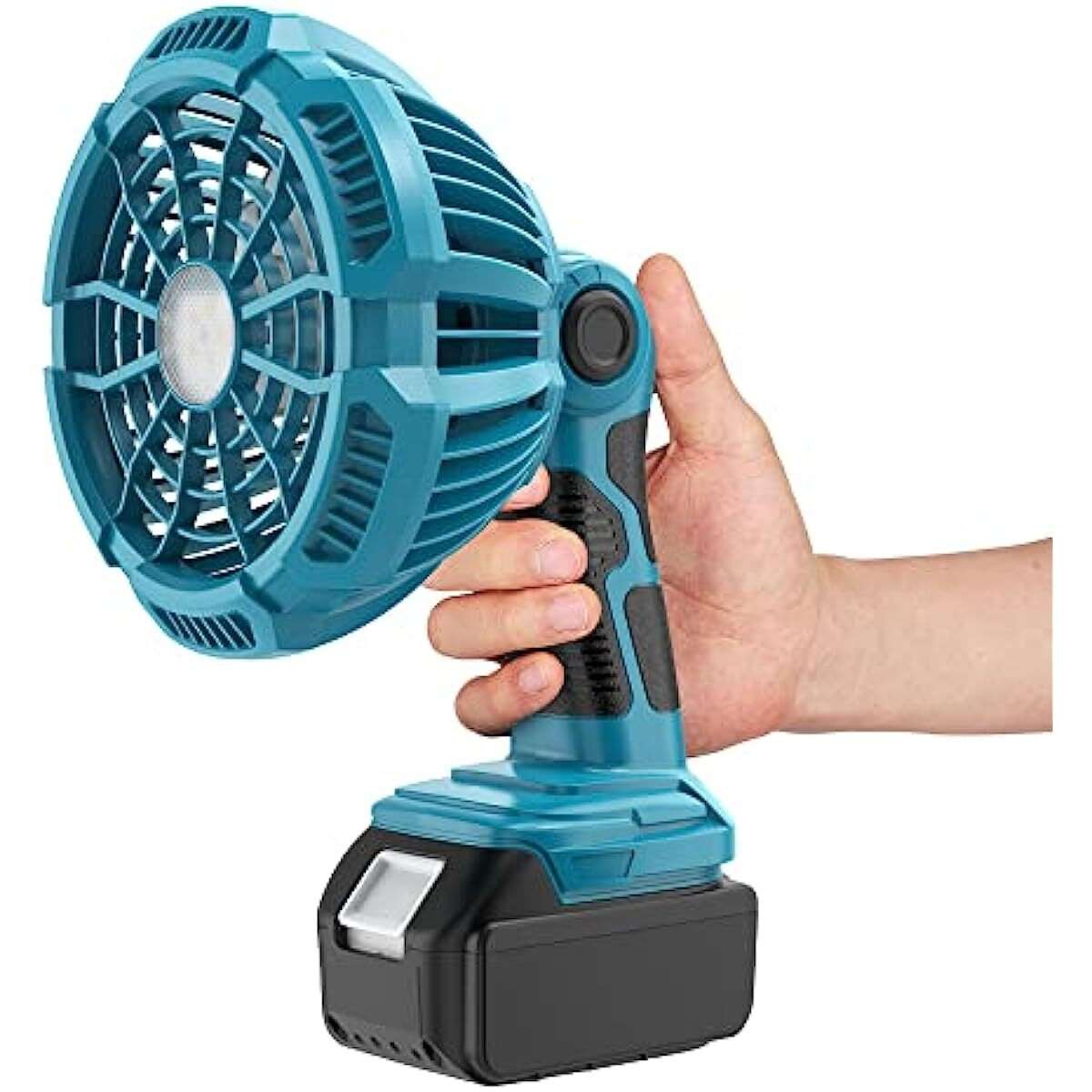 Portable Fan For Makita 18V Li-ion Battery Cordless Jobsite Fan With 9W Light