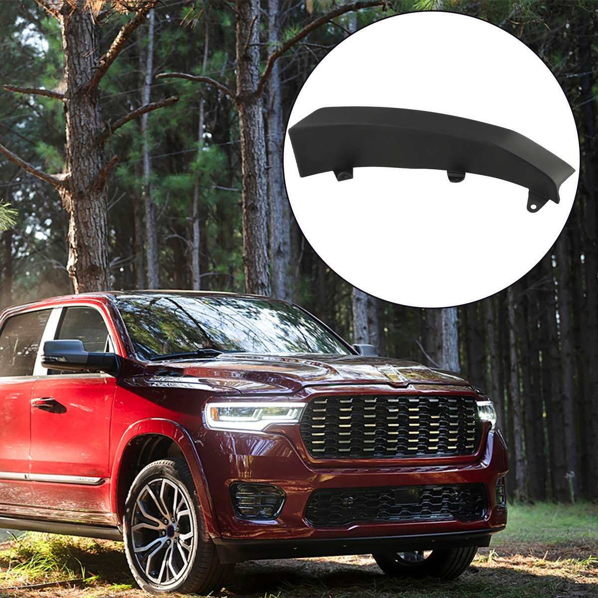 RH Passenger Side Wheel Opening Flare Molding For Ram 4500 5500 11-18