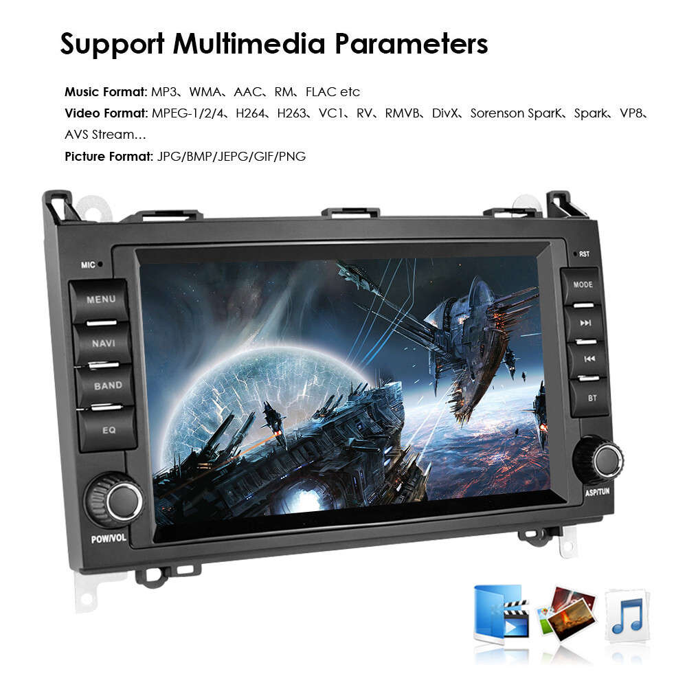 CarPlay Stereo 8" Android 13 Radio GPS WiFi for Mercedes Benz Sprinter Vito B200