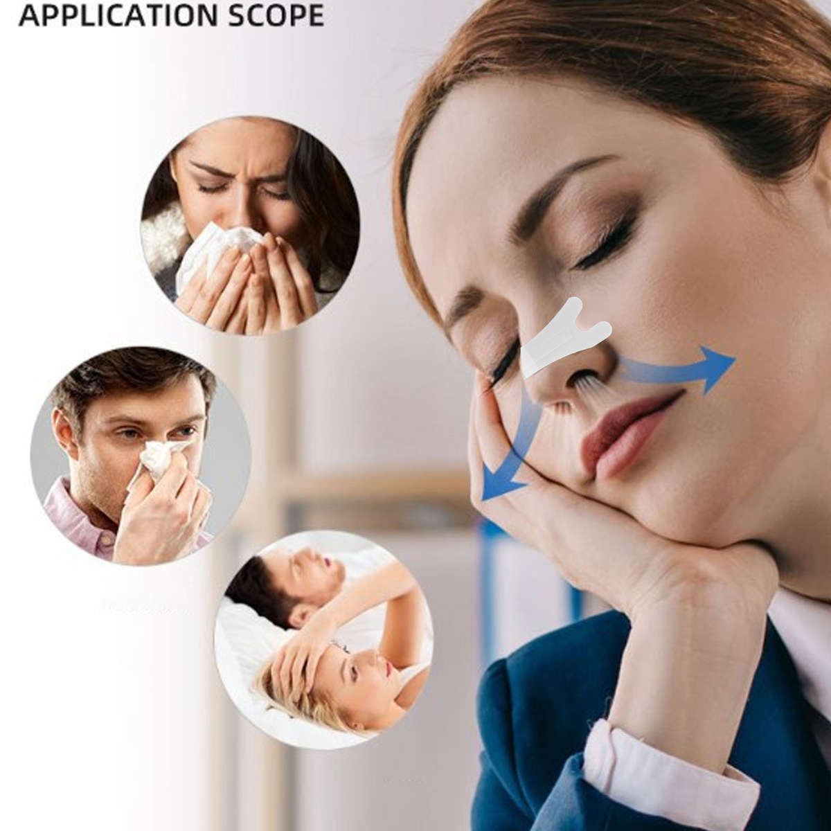 25pcs Nasal Strips Reduce Snoring CongestionReli