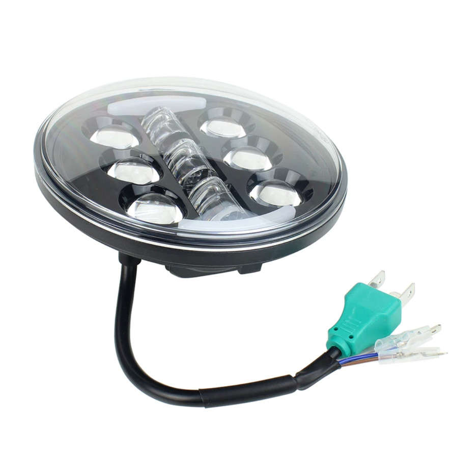 For Harley Davidson Sportster XL 1200 883 5-3/4" 5.75 LED Headlight Turn Signal