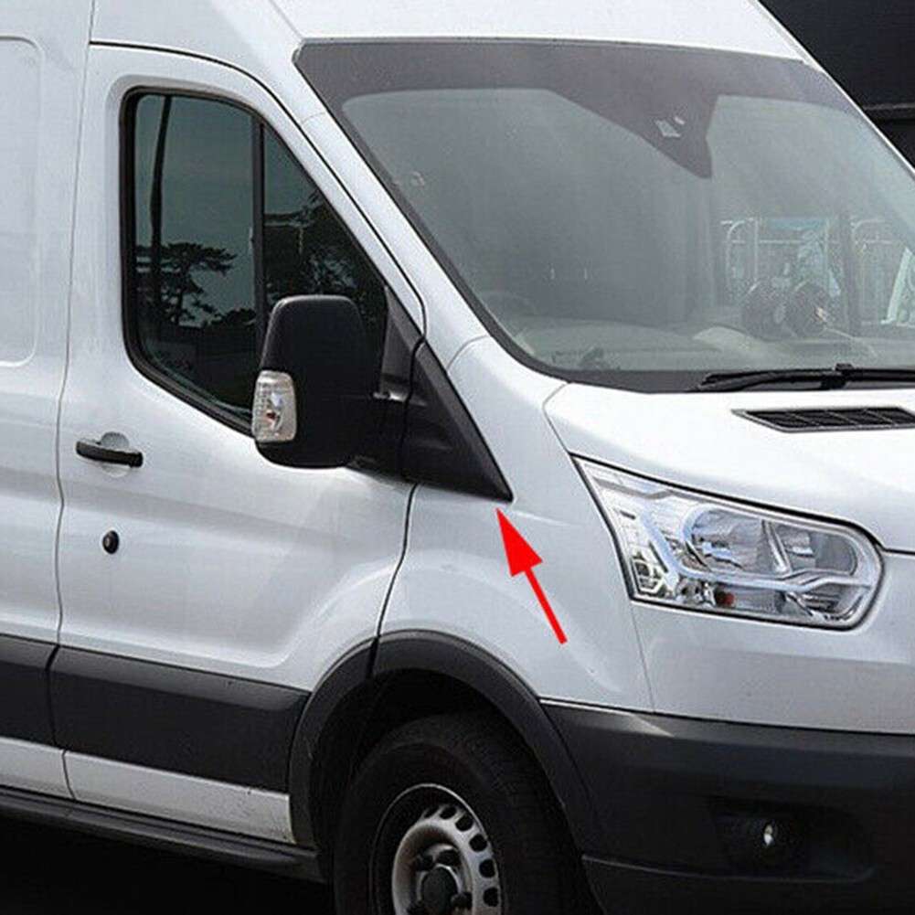 Right Rearview Mirror Triangle Plate For Ford Transit MK8,2014-20,BK