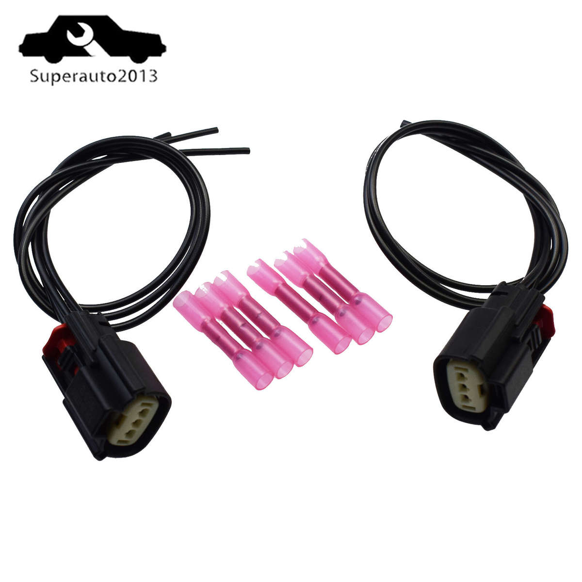 9U2Z14S411EA 2PCS Ignition Coil Connector For Ford Explorer C-Max Fusion Mustang