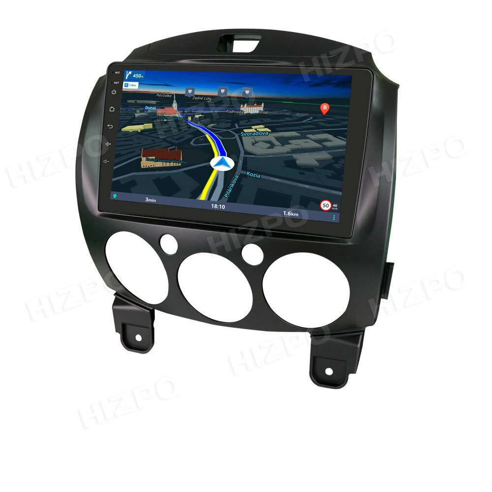 For Mazda 2 2007-2014 Android 12 8Core 6+64GB Car Stereo Radio GPS BT5.0 CarPlay