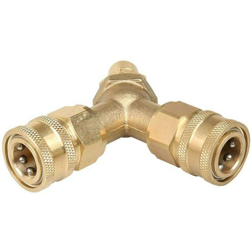 Pressure Washer Tee Splitter Coupler 5000PSI Brand New Accessories