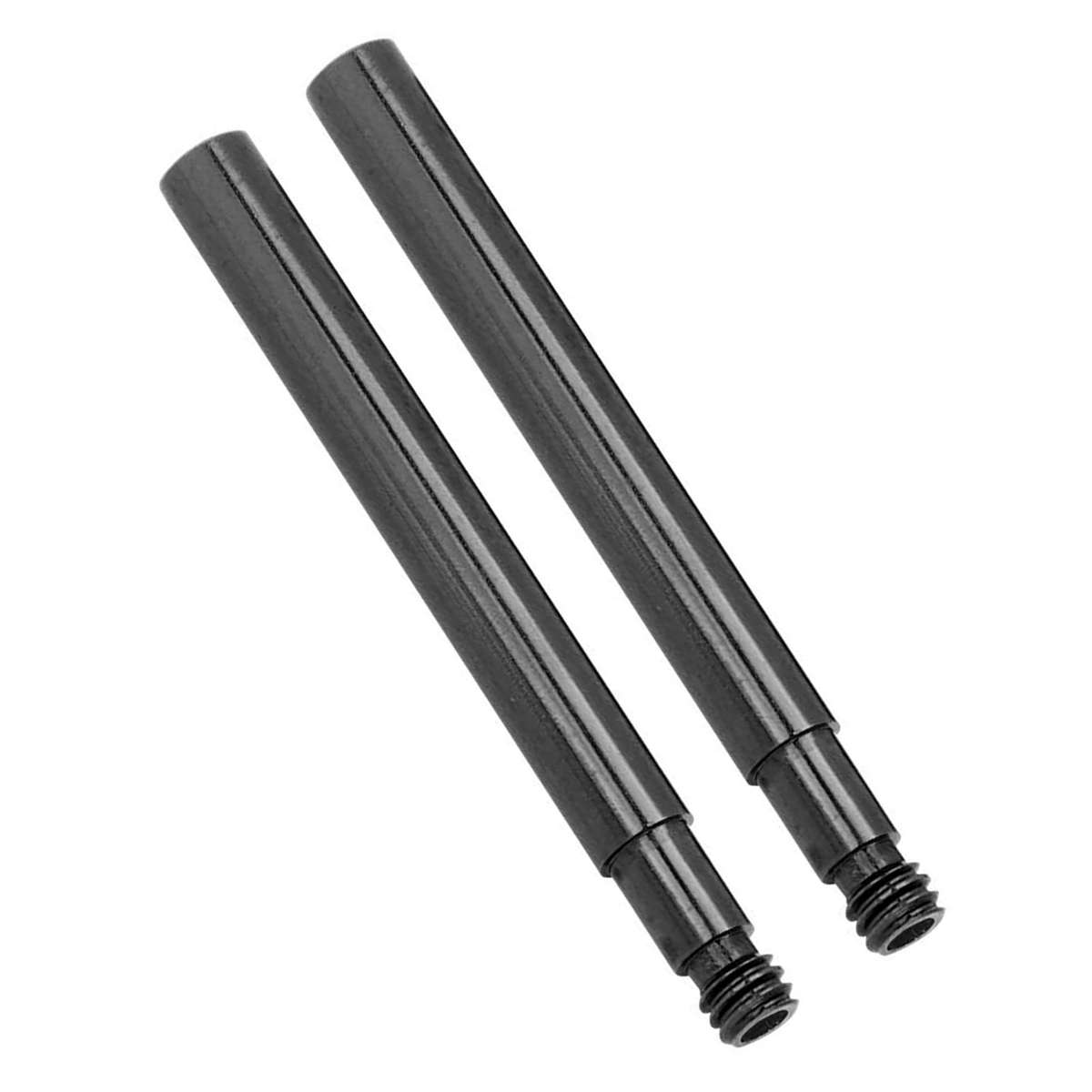 (Black)2Pcs 60mm Bicycle Valve Extender Inner Tyre Valves Extension CW