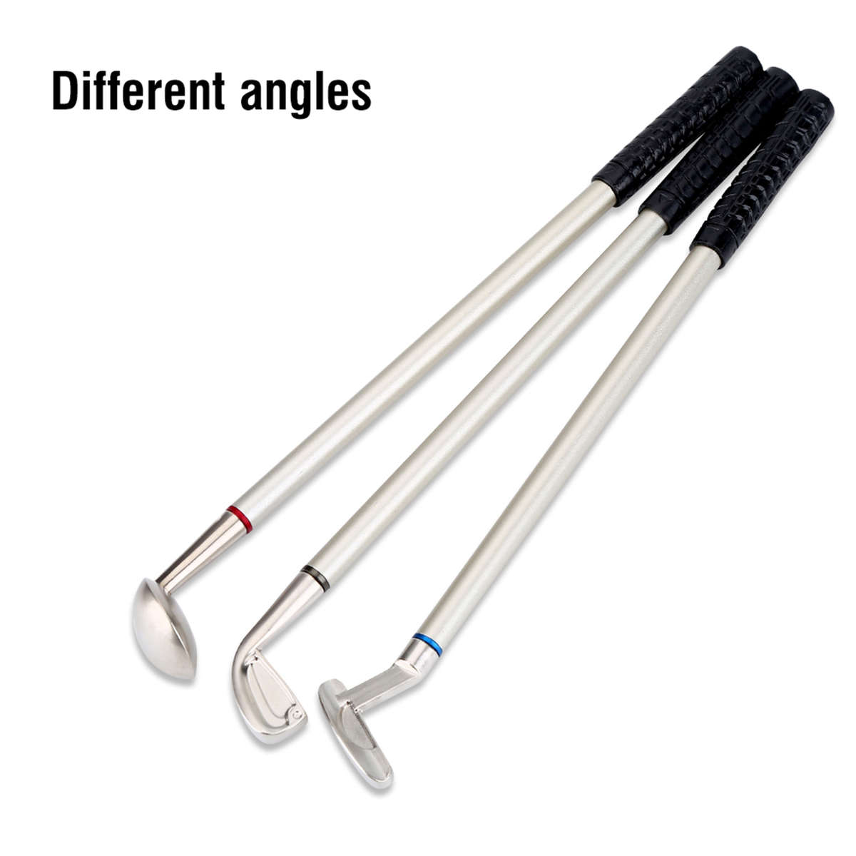 3PCS Mini Clubs Ball Point Pen Set With Balls Flag Stationery Decor CH