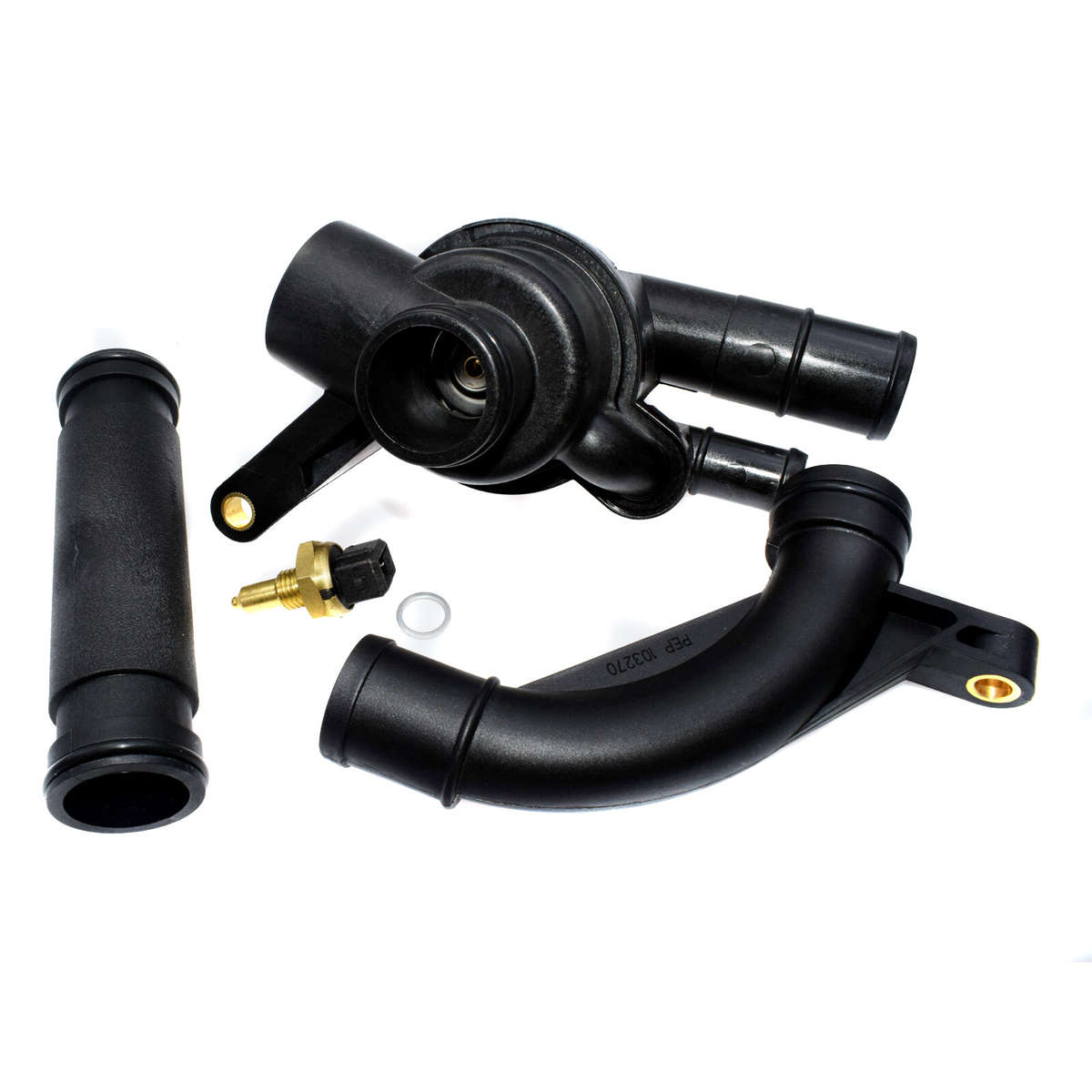 For02-05 Land Rover Freelander Coolant Thermostat + Housing + Pipe + Sensor Kit