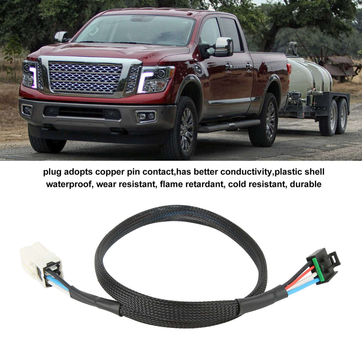 Car Brake Control Wiring Adapter 3050 P 32inch Power Brake Connector Cable Fit