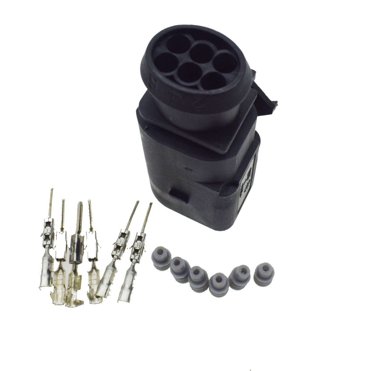 4 Sets 6 Pin Male Connector Plug 3B0 973 813 For VW Golf Jetta Passat 3B0973813