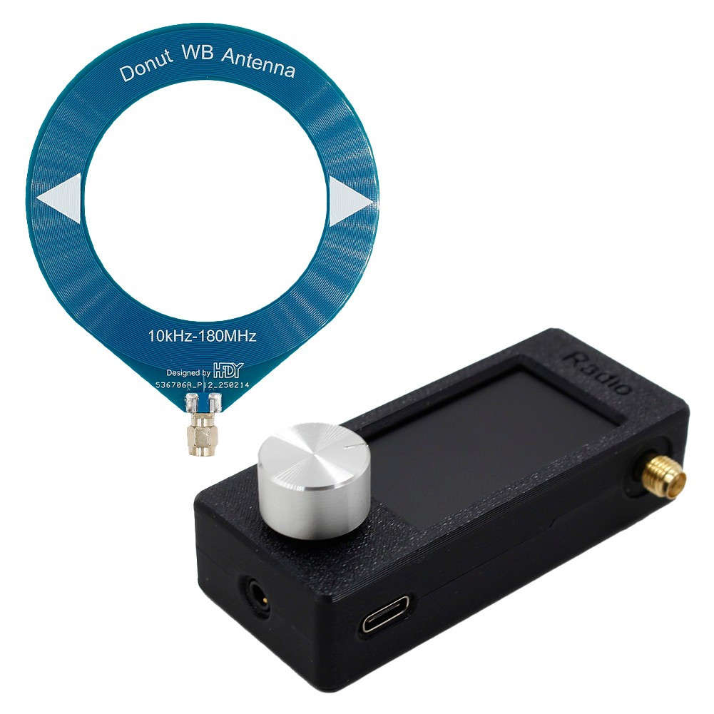 Pocket Size SI4732 Radio Receiver With Loop Antenna And 10Hour Battery Life
