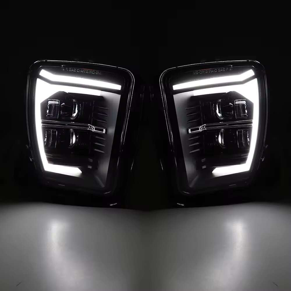 For Dodge RAM 1500 2500 3500 2013-2018 LED Front Bumper Fog Light with DRL
