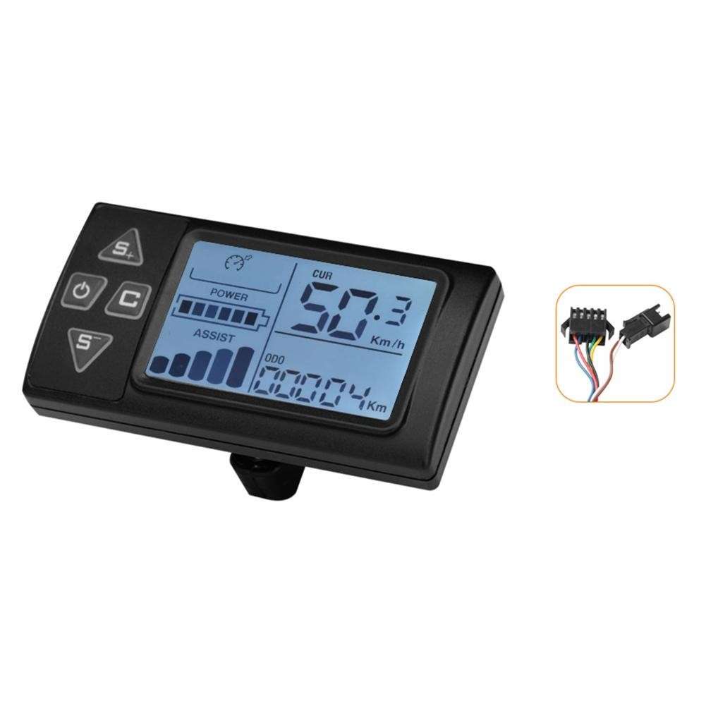 36V 48V 52V Brushless Controller With LCD Display For 40A 1500W 2000W E Bikes