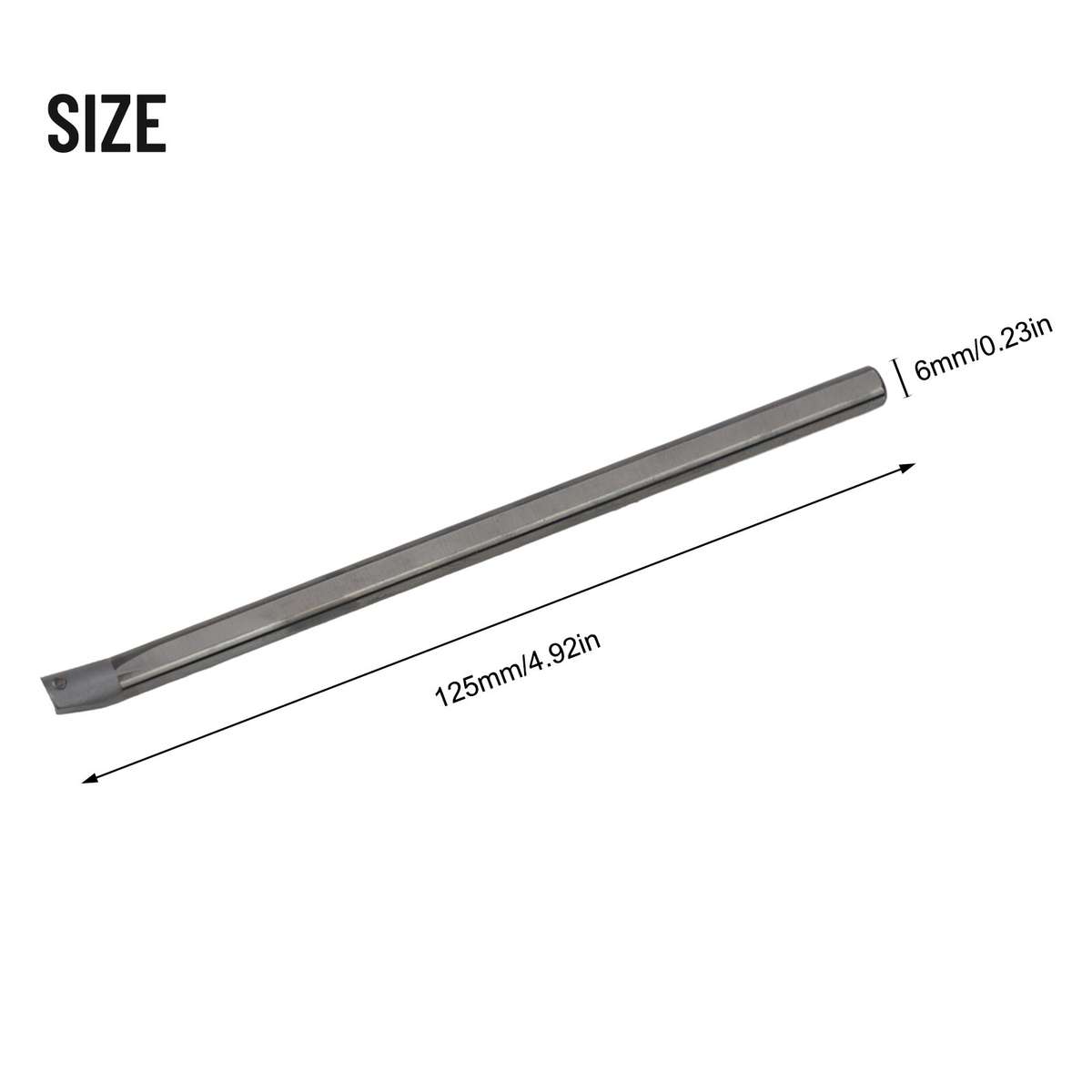 Reliable Solid Carbide Turning Tool Holder C06K SCLCR04 For CCGT04 Blades