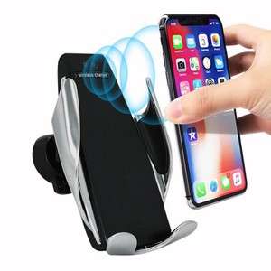 Wireless Charging Car Phone Mount with 10W Qi Quick Charger, Smart Sensor Clamping, 360° Rotation