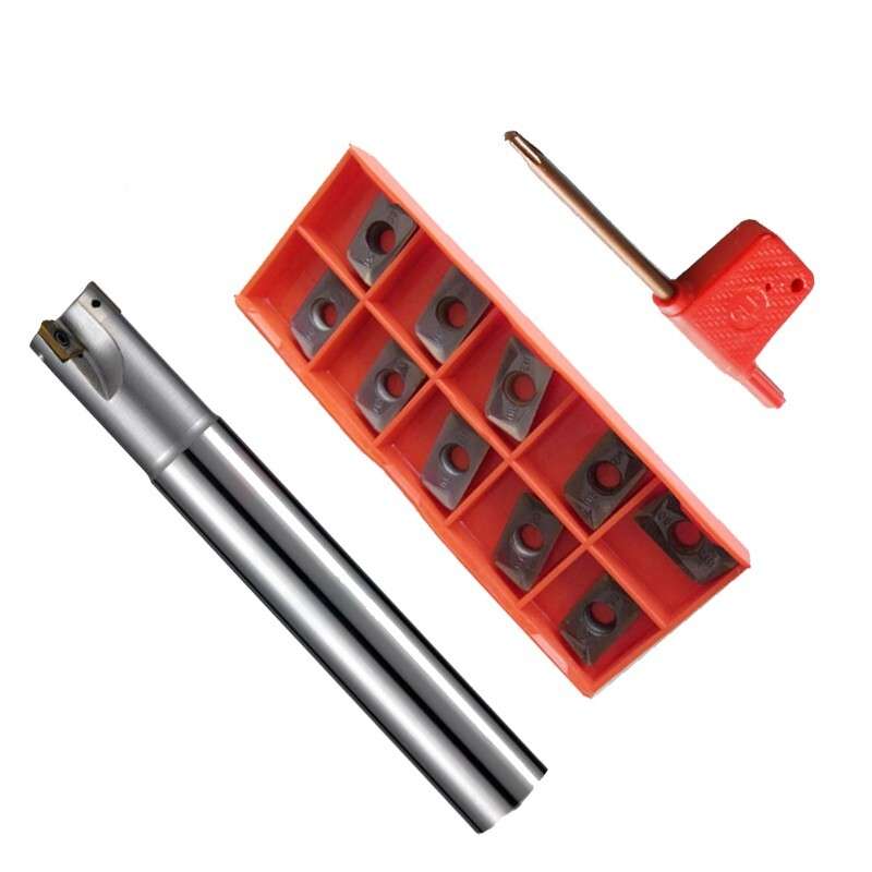 3x BAP 300R 12mm Indexable Face End Mill Cutter + 10pcs APMT1135PDERDP Blade Kit